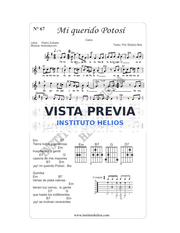 Vista previa de Mi querido potosi